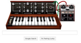 Google tributes Robert Moog, allow to play Moog synthesizer