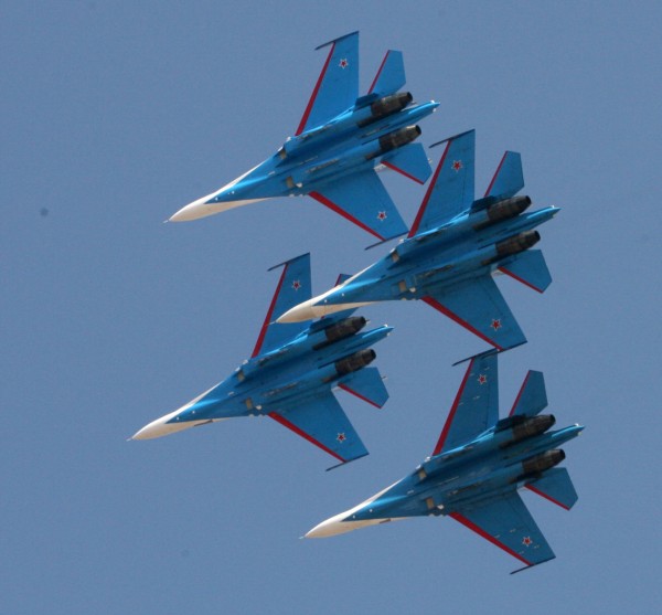 rusian plane in bangalore air show