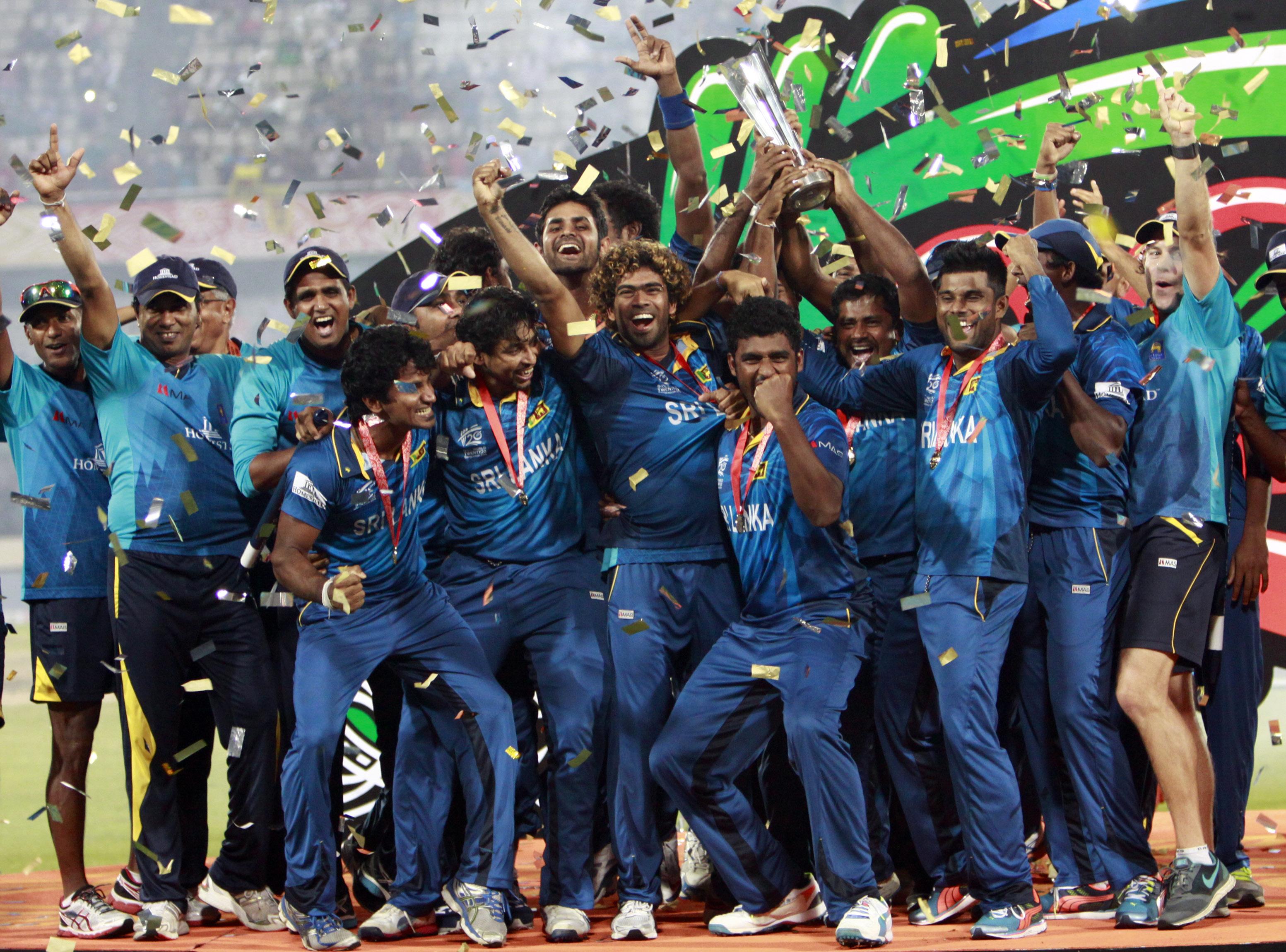 ICC World T20 Final : Sangakkara, Jayawardene lead Sri Lanka to World ...